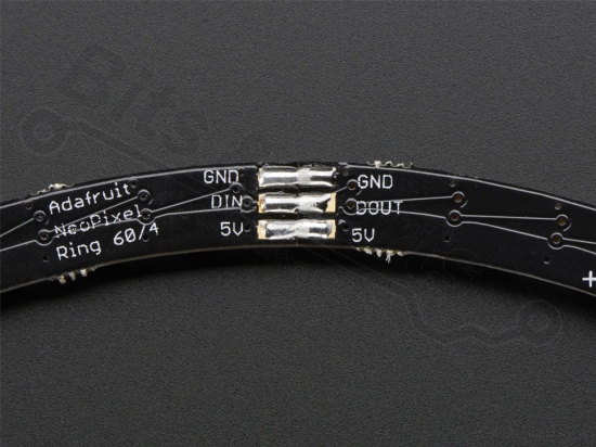 LED Ring NeoPixel - 1/4 60x WS2812 5050 RGB LEDs met drivers - Adafruit 176